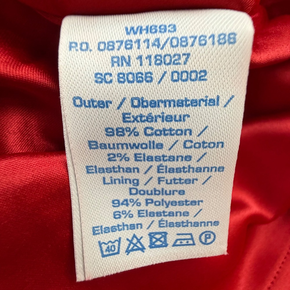 Boden Red Corduroy Sleeveless Shift Dress WH693 Womens Size 12L NWT Pockets - Picture 8 of 9